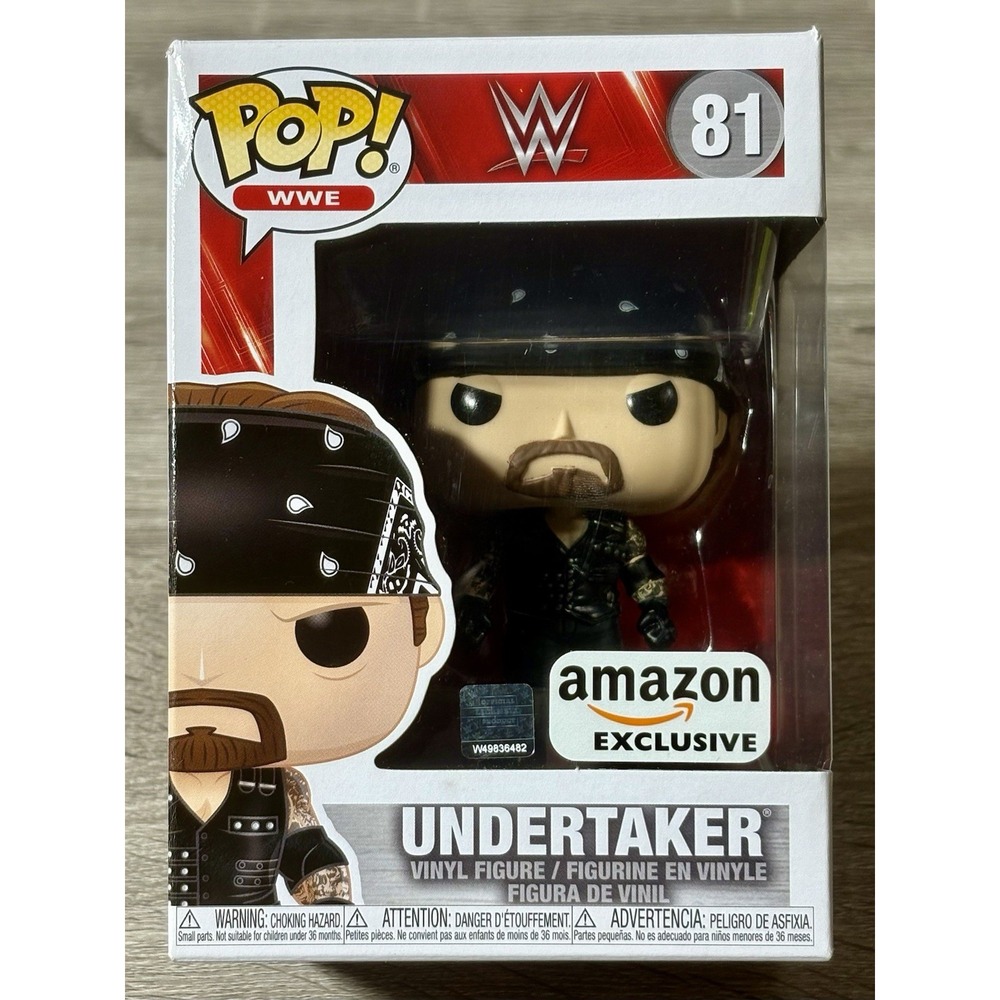 WWE Undertaker Funko Pop! #81 Amazon Exclusive 2021. Brand New in Box.